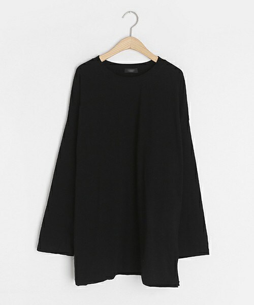 DHOLIC(ディーホリック)の「コットンボクシーTシャツ(Tシャツ/カットソー・レディース・ブルー/ホワイト/グリーン/ブラック/オレンジ・FREE)」の3枚目の写真