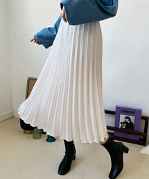DHOLIC | ウエストゴムプリーツスカート(スカート)