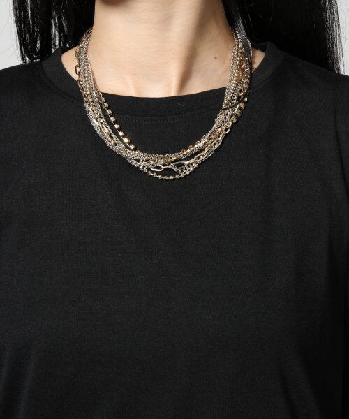 LEPSIM(レプシィム)の「【秋物新作】ソデシフォンキリカエT/5S(トップス・レディース・オフ×オフ/ブラック×ブラック/グレー×オフ/ライトベージュ×オフ・FREE SIZE)」の10枚目の写真