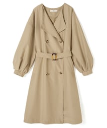 GRL | ベルト付きノーカラートレンチコート(トレンチコート)