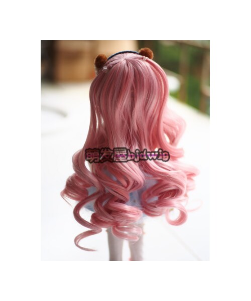 no brand（ノーブランド）の「BJD ウィッグ ロング ウェーブ ピンク