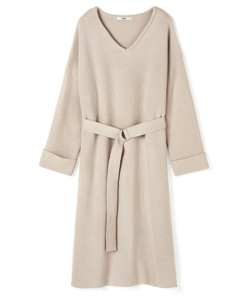 Grl グレイル の ベルト付きニットワンピース ワンピース Wear