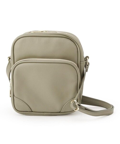 OZOC（オゾック）の「縦長ショルダーBAG（バッグ・レディース・ブラック(019)/ブラウン(142)/アイボリー(104)/カーキ(027)/ベージュ(152)・00）」の4枚目の写真