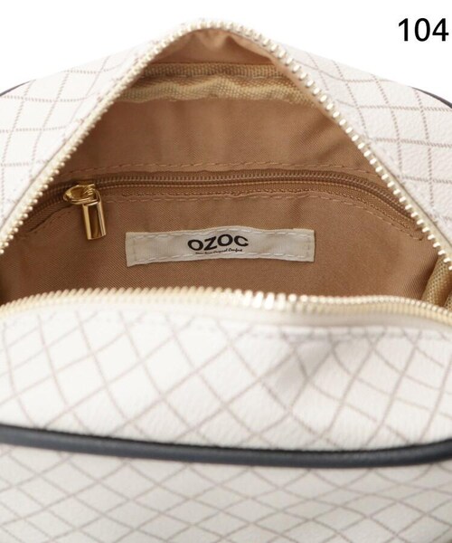 OZOC（オゾック）の「縦長ショルダーBAG（バッグ・レディース・ブラック(019)/ブラウン(142)/アイボリー(104)/カーキ(027)/ベージュ(152)・00）」の14枚目の写真
