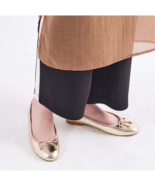 ORiental TRaffic（オリエンタルトラフィック）の「バレエシューズ（シューズ・レディース・ベージュ/ブラック/キャメル/パープル/ゴールド/グレー/レッド/シルバー/エナメルブラック・33/34/35/36/37/38/39/40/41/42/43）」の20枚目の写真