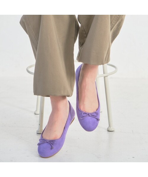 ORiental TRaffic（オリエンタルトラフィック）の「バレエシューズ（シューズ・レディース・ベージュ/ブラック/キャメル/パープル/ゴールド/グレー/レッド/シルバー/エナメルブラック・33/34/35/36/37/38/39/40/41/42/43）」の19枚目の写真