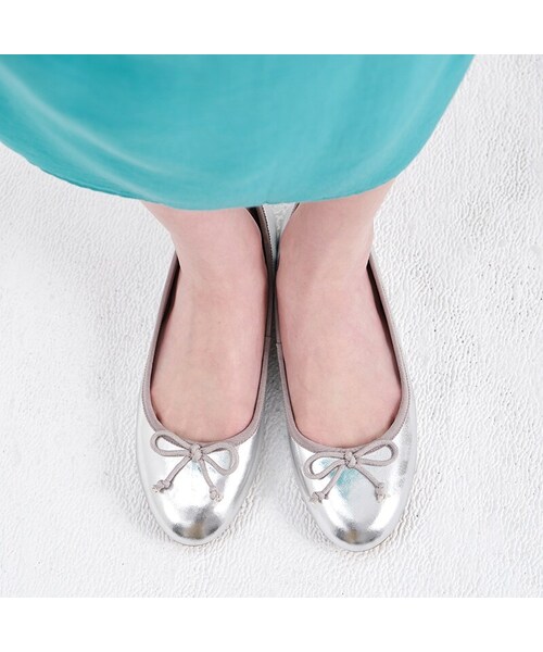 ORiental TRaffic（オリエンタルトラフィック）の「バレエシューズ（シューズ・レディース・ベージュ/ブラック/キャメル/パープル/ゴールド/グレー/レッド/シルバー/エナメルブラック・33/34/35/36/37/38/39/40/41/42/43）」の21枚目の写真