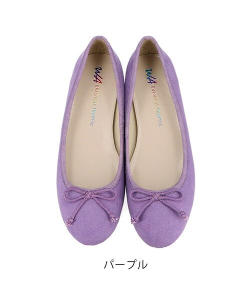 ORiental TRaffic（オリエンタルトラフィック）の「バレエシューズ（シューズ・レディース・ベージュ/ブラック/キャメル/パープル/ゴールド/グレー/レッド/シルバー/エナメルブラック・33/34/35/36/37/38/39/40/41/42/43）」の4枚目の写真