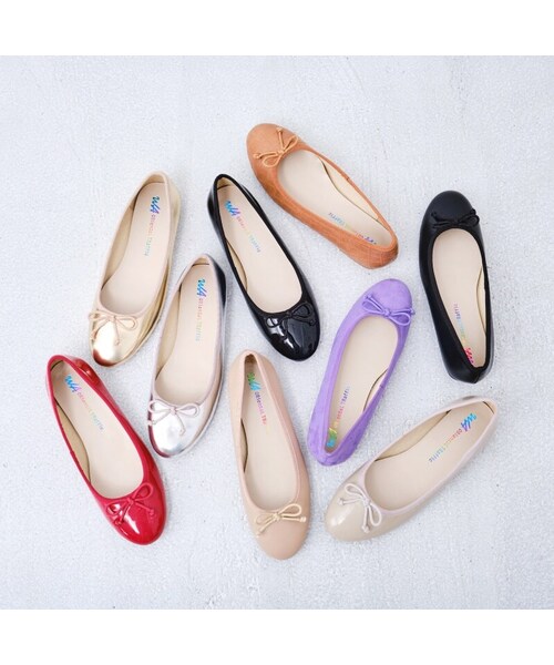 ORiental TRaffic（オリエンタルトラフィック）の「バレエシューズ（シューズ・レディース・ベージュ/ブラック/キャメル/パープル/ゴールド/グレー/レッド/シルバー/エナメルブラック・33/34/35/36/37/38/39/40/41/42/43）」の16枚目の写真