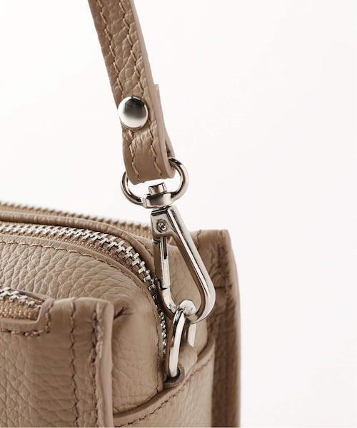 BIANCHINI ファスナーポケットミニショルダー◆ LE TALON（ルタロン）の「BIANCHINI ファスナーポケットミニショルダー