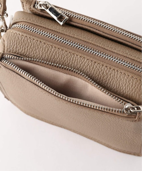 BIANCHINI ファスナーポケットミニショルダー◆ LE TALON（ルタロン）の「BIANCHINI ファスナーポケットミニショルダー