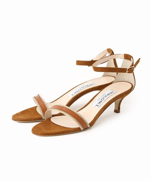 VERMEIL par iena（ヴェルメイユパーイエナ）の「《予約》ワンストラップヒール アンクルベルト（シューズ・キャメル/35.5/残り1点/36/残り2点/36.5/37/37.5/38/38.5）」の2枚目の写真
