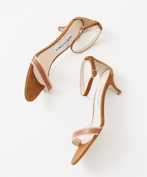 VERMEIL par iena（ヴェルメイユパーイエナ）の「《予約》ワンストラップヒール アンクルベルト（シューズ・キャメル/35.5/残り1点/36/残り2点/36.5/37/37.5/38/38.5）」の15枚目の写真