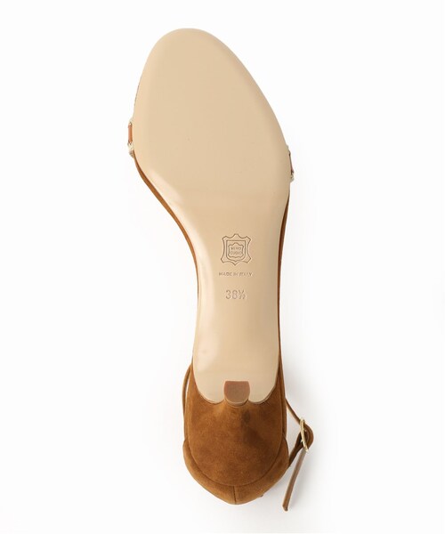 VERMEIL par iena（ヴェルメイユパーイエナ）の「《予約》ワンストラップヒール アンクルベルト（シューズ・キャメル/35.5/残り1点/36/残り2点/36.5/37/37.5/38/38.5）」の10枚目の写真