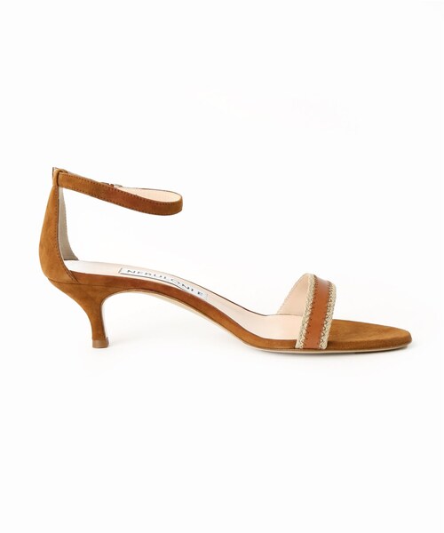 VERMEIL par iena（ヴェルメイユパーイエナ）の「《予約》ワンストラップヒール アンクルベルト（シューズ・キャメル/35.5/残り1点/36/残り2点/36.5/37/37.5/38/38.5）」の5枚目の写真