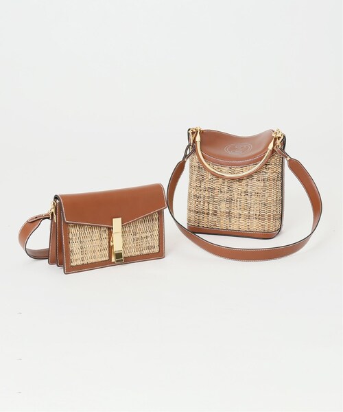 VERMEIL par iena（ヴェルメイユパーイエナ）の「《予約》ラフィアショルダーバッグ◆（バッグ・ブラウン/フリー/残り2点）」の16枚目の写真