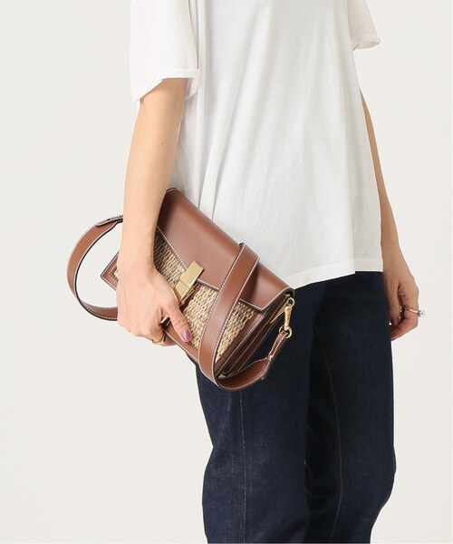 VERMEIL par iena（ヴェルメイユパーイエナ）の「《予約》ラフィアショルダーバッグ◆（バッグ・ブラウン/フリー/残り2点）」の15枚目の写真