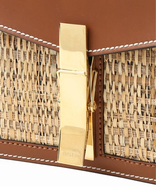 VERMEIL par iena（ヴェルメイユパーイエナ）の「《予約》ラフィアショルダーバッグ◆（バッグ・ブラウン/フリー/残り2点）」の6枚目の写真