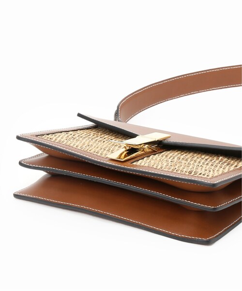 VERMEIL par iena（ヴェルメイユパーイエナ）の「《予約》ラフィアショルダーバッグ◆（バッグ・ブラウン/フリー/残り2点）」の8枚目の写真