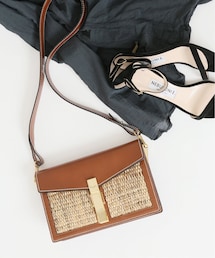 VERMEIL par iena | 《予約》ラフィアショルダーバッグ◆(バッグ)