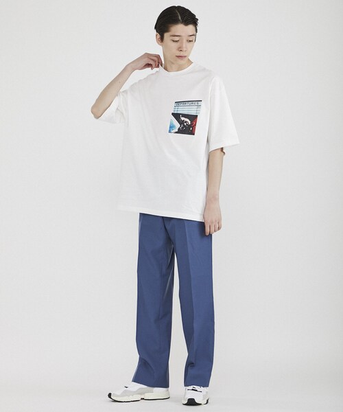 Name.(ネーム)の「オフスケールウールイージートラウザー(パンツ・メンズ・BLU/GRY/BLACK・0/1/2)」の9枚目の写真
