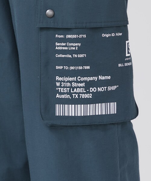 SHAREEF（シャリーフ）の「STUDIOUS限定SIDE DESIGN TECH CARGO PANTS（パンツ・メンズ・BLACK・1/2）」の8枚目の写真