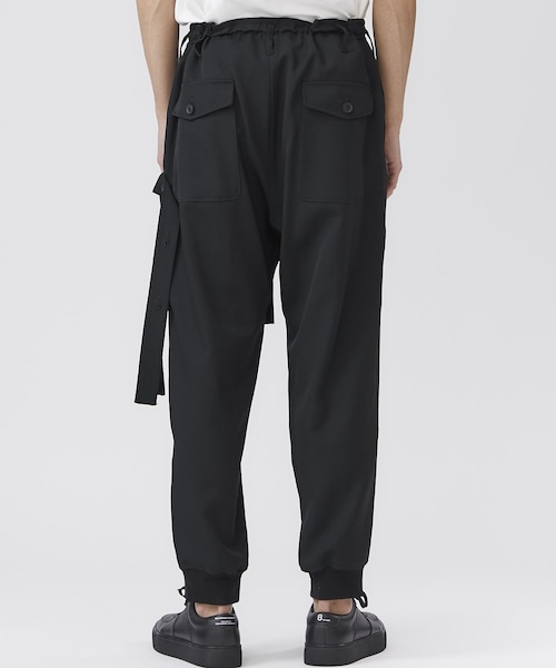 Yohji Yamamoto（ヨウジヤマモト）の「R-テープ付キ裾リブPT