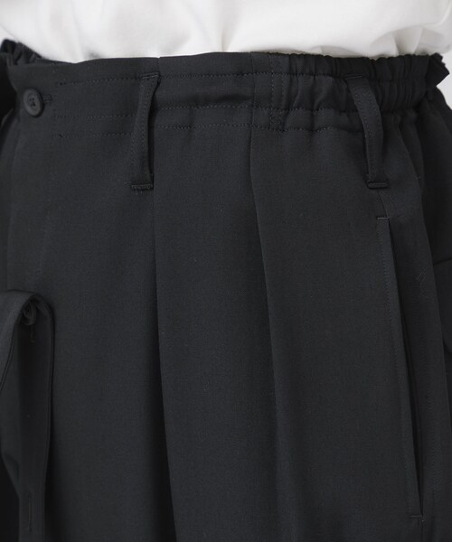 Yohji Yamamoto（ヨウジヤマモト）の「R-テープ付キ裾リブPT（）」 - WEAR