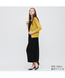 UNIQLO | シフォンプリーツスカートパンツ（丈標準51.5～53.5cm）(その他パンツ)