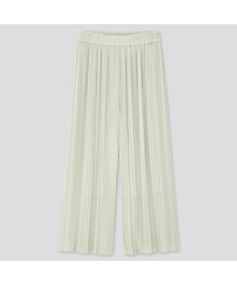 UNIQLO | シフォンプリーツスカートパンツ（丈長め56.5～58.5cm）(その他パンツ)