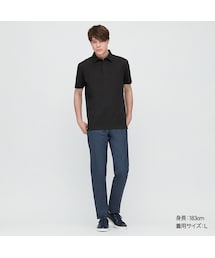 UNIQLO | エアリズムジャージーポロシャツ（半袖）(ポロシャツ)