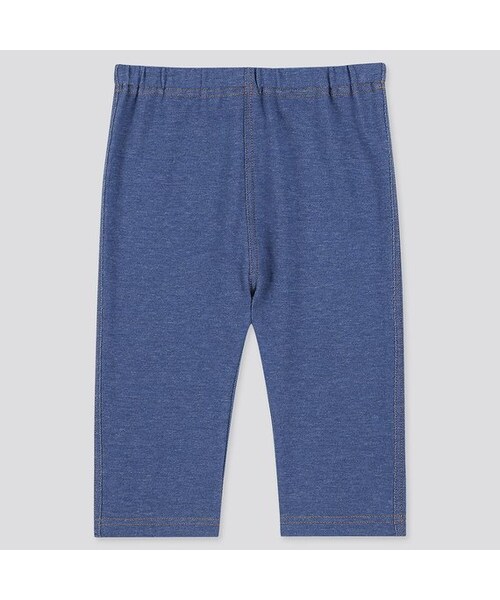 UNIQLO（ユニクロ）の「レギンス（デニム・7分丈）（その他ベビー用品・キッズ・BLUE 63/BLUE 68/BLUE 65・100/90/80/70/110）」の3枚目の写真