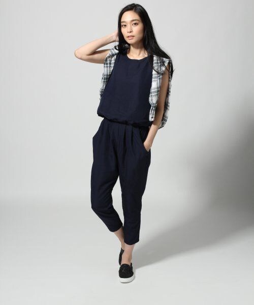 LEPSIM(レプシィム)の「【NEW ARRIVAL】TRブロードオールインワン(パンツ・レディース・ブラック/ライトピンク/ネイビー・M/L)」の2枚目の写真