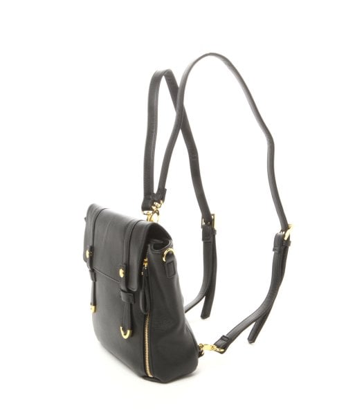 Heather（ヘザー）の「ダブルＺＩＰフラップリュック（バッグ・レディース・オフホワイト/ブラック/グリーン・ONE SIZE）」の4枚目の写真