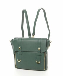 Heather | ダブルＺＩＰフラップリュック(バッグ)