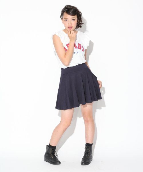 repipi armario（レピピ アルマリオ）の「★新作★ハイウエストフレスカート（スカート・レディース・レッド/グリーン/ネイビー・ＸＳ/Ｍ）」の10枚目の写真