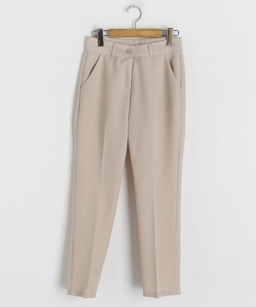 DHOLIC（ディーホリック）の「スリムスラックスパンツ（スラックス・レディース・グリーン/ベージュ/ピンク/ブルー/ブラック/その他・S/M/L）」の3枚目の写真