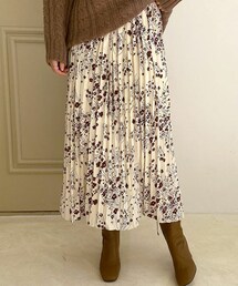 DHOLIC | プリーツフローラルスカート(スカート)