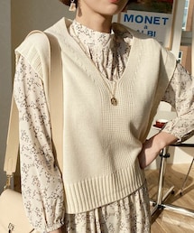 DHOLIC | ルーズVネックベスト(ベスト)