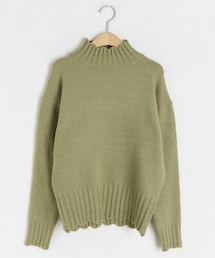 DHOLIC | スカラップハイネックニット(ニット/セーター)