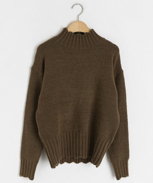 DHOLIC（ディーホリック）の「スカラップハイネックニット（ニット/セーター・レディース・ホワイト/ピンク/グリーン/ブルー/ベージュ/ブラウン・FREE）」の2枚目の写真