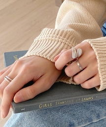 DHOLIC | メタルリング3SET(リング)