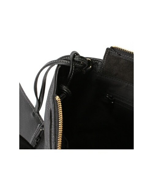 BARDOT ROSE（バルドロゼ）の「BARDOTROSE ワームストートバッグ（トートバッグ・レディース・ブラック/ベージュ・フリー）」の11枚目の写真