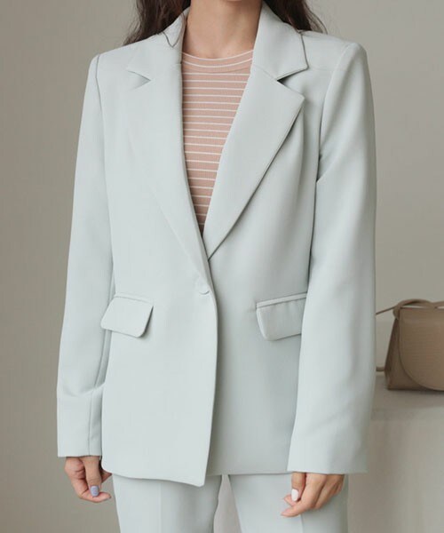 dholic ジャケット DHOLIC（ディーホリック）の「ワンボタンジャケット（テーラード