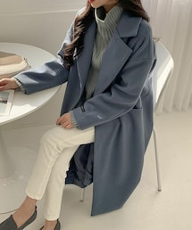 DHOLIC STYLE | [lavu] ウールブレンドロングコート(その他アウター)