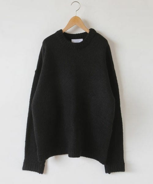 DHOLIC STYLE（ディーホリックスタイル）の「[ontheriver] オーバーサイズアクリルニット（ニット/セーター・レディース・オレンジ/ベージュ/ブルー/グリーン/ブラック・FREE）」の2枚目の写真