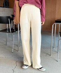 DHOLIC | 裏起毛ウエストゴムパンツ(その他パンツ)