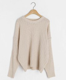 DHOLIC | ラウンドネックニット(ニット/セーター)