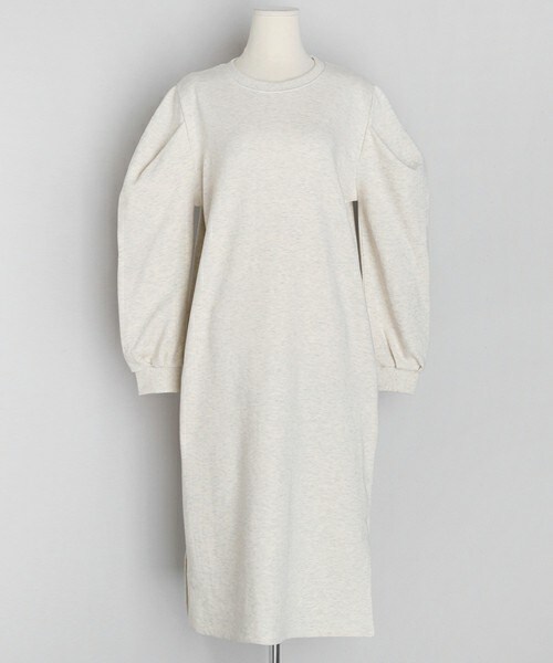 DHOLIC（ディーホリック）の「パフスウェットワンピース（ワンピース・レディース・グレー/ホワイト/ブラック・FREE）」の2枚目の写真