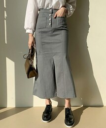 DHOLIC | ボタンマーメイドスカート(スカート)